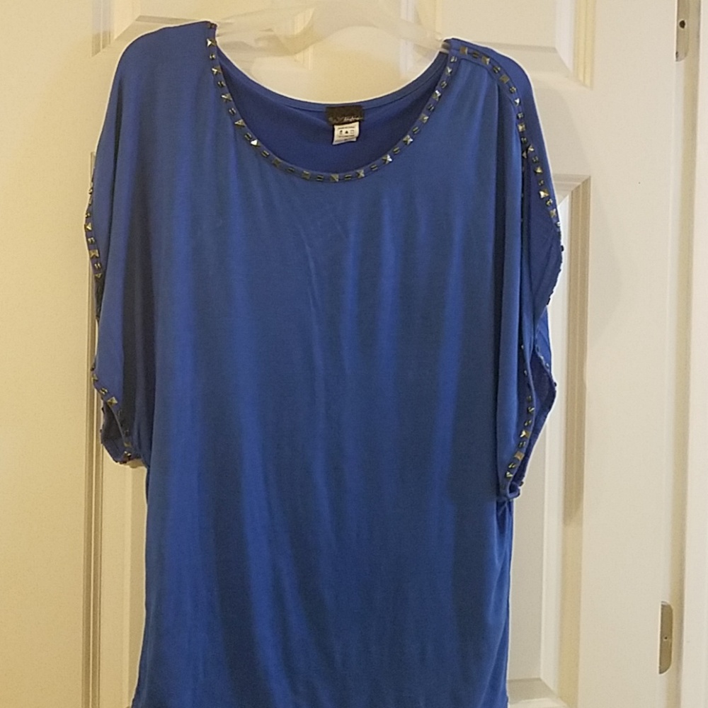 Cobalt blue dolman sleeve top!